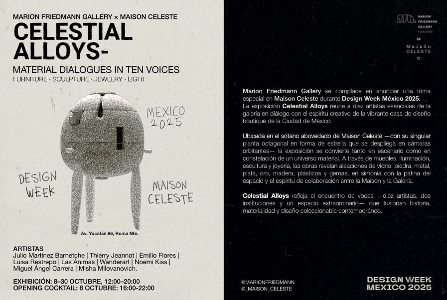 POSTC_ESP-Celestial-Alloys-MarionFriedmannGallery X Maison Celeste