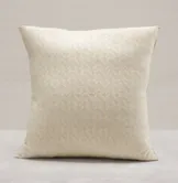 Funda Balamil Coatl Blanco, Crema Algodón 50 x 50 cm
