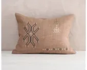 Funda Chenalhó Sapos Canela Lino M 55 x 40 cm