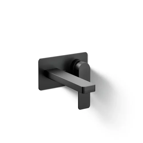 LLave Parallel de muro vibrant brushed moderne brass