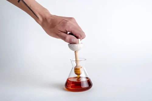 OREJAS HONEY POT w_DIPPER