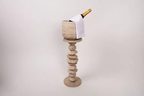 PEBBLES CHAMPAGNE BUCKET W_STAND