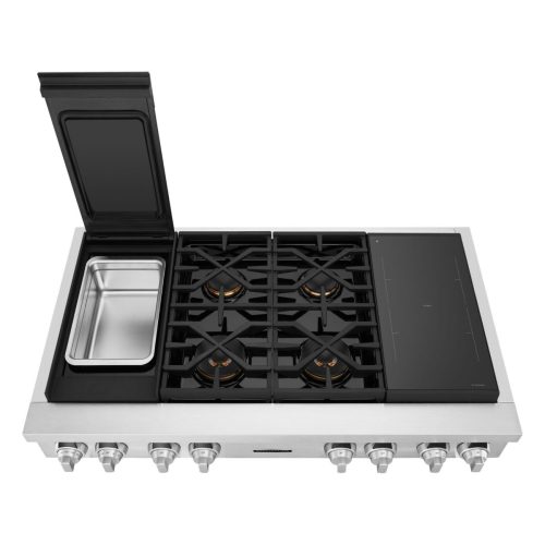 Parrilla profesional SKS de 48 pulgadas con sous vide e inducción