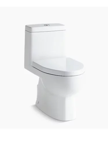 Reach Skirted one piece compact elongated dual-flush toilet with top mount actuator3983M-S-0