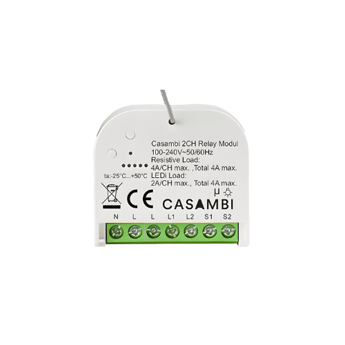 Relevador CASAMBI de 2 canales