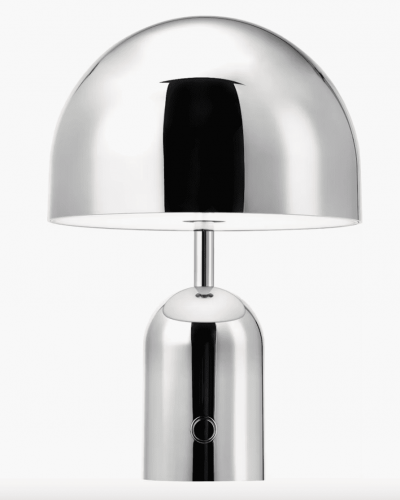 Bell Portable Lamp Plated Steel Chrome