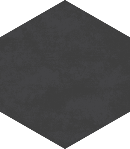 Bento Black Porcelanico hexagonal