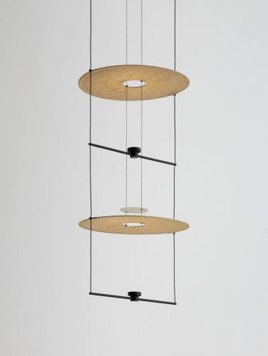 Cilia pendant 40 double black
