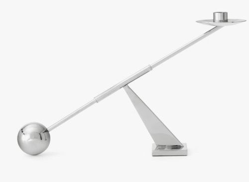 Interconnect Candleholder Small Stainless Steel