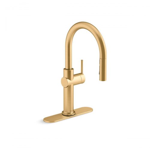 K-22972 2MB LLAVE CRUE DE COCINA VIBRANT BRUSHED MODERNE BRASS