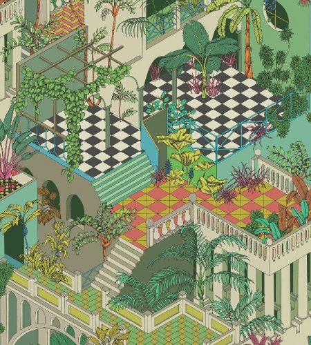 Miami Olive Green Multi