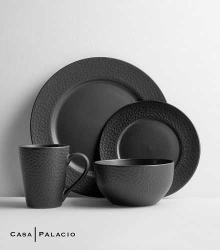 VAJILLA 16 PIEZAS CON RELIEVE NUVO