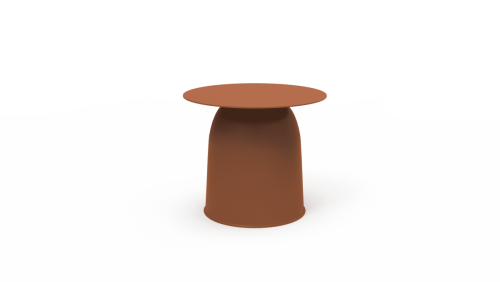 taburete mediano exterior terracota